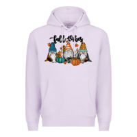 Lilac Fall Vibes Gnomes Premium Hoodie - RanaPortraitStore