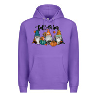 Purple Fall Vibes Gnomes Premium Hoodie - RanaPortraitStore
