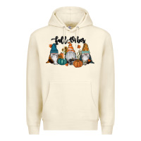 Sandshell Fall Vibes Gnomes Premium Hoodie - RanaPortraitStore