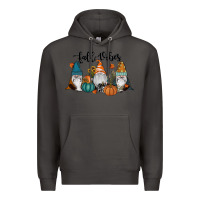 Smoke Fall Vibes Gnomes Premium Hoodie - RanaPortraitStore