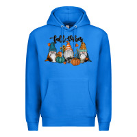 True Royal Fall Vibes Gnomes Premium Hoodie - RanaPortraitStore