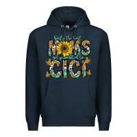 Navy only the best moms get promoted to cici Premium Hoodie - CowhideDigitalArt