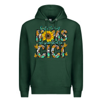 Sports Green only the best moms get promoted to cici Premium Hoodie - CowhideDigitalArt