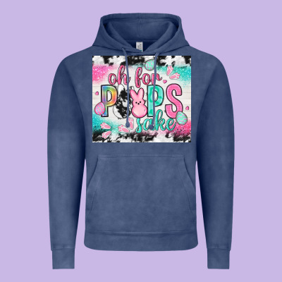 Oh For Peeps Sake With Cowhide Tumbler Easter Day Vintage Hoodie Designed By Howdyjamesfarm