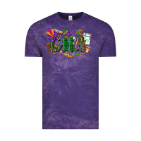 Cloud Purple cna mardi gras Vintage Tee - CowGirlArtShop