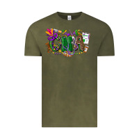 Vintage Olive cna mardi gras Vintage Tee - CowGirlArtShop