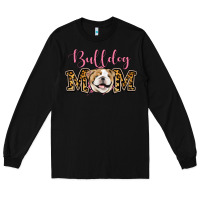Black Bulldog Mom Long Sleeve Tee - Jasminsmagicworld