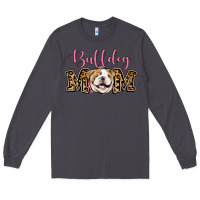 Smoke Bulldog Mom Long Sleeve Tee - Jasminsmagicworld