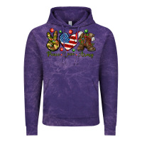 Cloud Purple Peace Love Army Christmas 4th of july Vintage Hoodie - HowdyJamesFarm