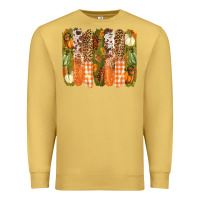 Antique Gold fall brushstrokes Premium Sweatshirt - BarkalooDesign