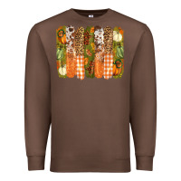 Chestnut fall brushstrokes Premium Sweatshirt - BarkalooDesign