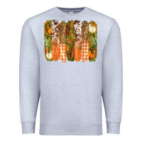 Heather Grey fall brushstrokes Premium Sweatshirt - BarkalooDesign