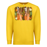 Lemon fall brushstrokes Premium Sweatshirt - BarkalooDesign