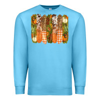 Ocean Blue fall brushstrokes Premium Sweatshirt - BarkalooDesign