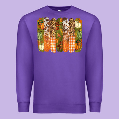 Fall Brushstrokes Premium Sweatshirt Designed By Barkaloodesign