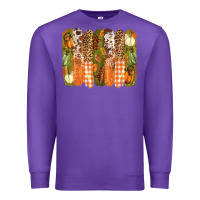 Purple fall brushstrokes Premium Sweatshirt - BarkalooDesign