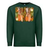 Sports Green fall brushstrokes Premium Sweatshirt - BarkalooDesign