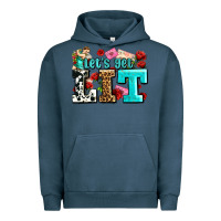 Pigment Midnight Navy valentines day lets get lit Urban Hoodie - AdoDesignShop