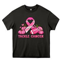 Asphalt tackle cancer pumpkins football and ribbon breast cancer awareness Heavy Core Tee - Jasminsmagicworld
