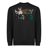 Black Bunny mama Heavyweight Sweatshirt - CowhideDigitalArt