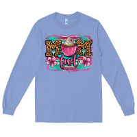 Colony Blue mom fuel coffee cup Long Sleeve Tee - OliviaCreatesArt