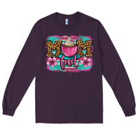 Plum mom fuel coffee cup Long Sleeve Tee - OliviaCreatesArt