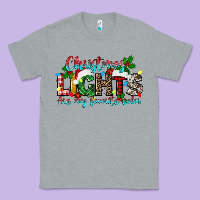 Christmas Lights Are My Favorite Classic Tee Designed By Texasbilliewilder