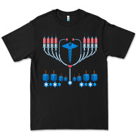 Black jewish hanukkah chanukah doctor medical menorah  gifts Premium Tee - trangStudio