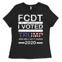 Black hell yeah i voted trump and will do it again 2020 Ladies Tee - Bettercallsaul