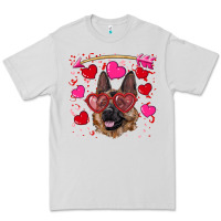 Dove Grey valentine's german shepherd Premium Tee - RanaPortraitStore