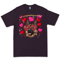 Plum valentine's german shepherd Premium Tee - RanaPortraitStore
