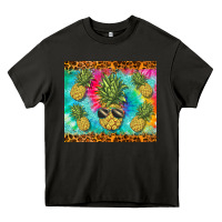 Asphalt summer pineapple Heavy Core Tee - BarkalooDesign