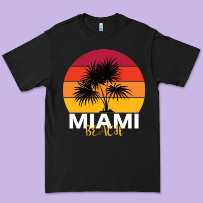 Miami Beach Premium Tee Designed By Bettercallsaul