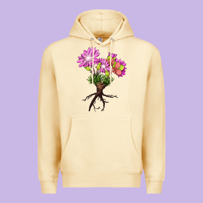Bitterroot Flower Premium Hoodie Designed By Lillyallendesigns