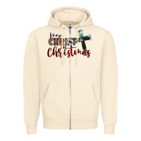 Sandshell keep christ in christmas Zipper Hoodie - CowhideDigitalArt
