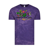 Cloud Purple cdl mardi gras Vintage Tee - CowGirlArtShop