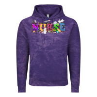 Cloud Purple Easter nurse Easter Day Vintage Hoodie - HowdyJamesFarm