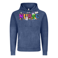 Vintage Denim Easter nurse Easter Day Vintage Hoodie - HowdyJamesFarm