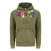 Vintage Olive Easter nurse Easter Day Vintage Hoodie - HowdyJamesFarm