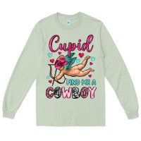 Matcha cupid find me a cowboy Long Sleeve Tee - OliviaCreatesArt