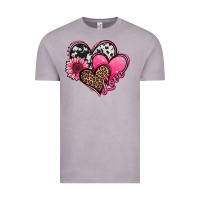 Vintage Zinc valentines day western hearts and sunflower Vintage Tee - Jasminsmagicworld