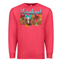 Cardinal thankful mama cow Premium Sweatshirt - BarkalooDesign