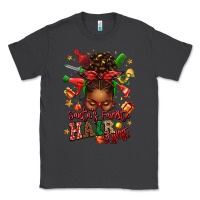 Smoke santas favorite hair stylist afro messy bun Classic Tee - texasbilliewilder
