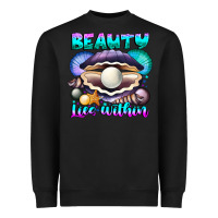 Black Beauty Lies Within Heavyweight Sweatshirt - CowhideDigitalArt