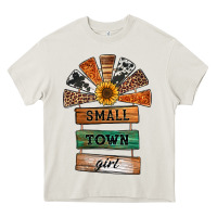 Cream small town girl western windmill wooden boards Heavy Core Tee - Jasminsmagicworld