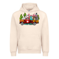 Sandshell lpn nurse truck with cactus and sunflowers Urban Hoodie - AdoDesignShop
