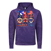 Cloud Purple America y'all with gnomies Vintage Hoodie - HowdyJamesFarm