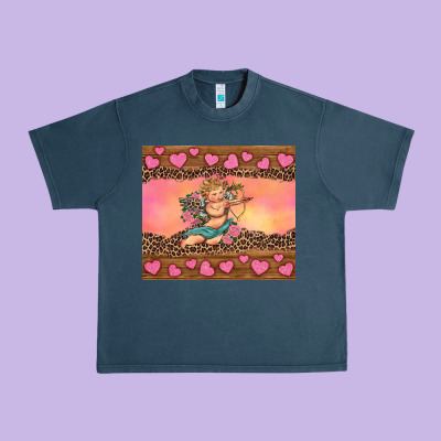 Cupid Valentine's Day Urban Heavy Tee Designed By Ranaportraitstore