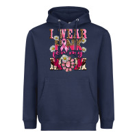 Navy i wear pink for my mom Heavyweight Hoodie - BarkalooDesign