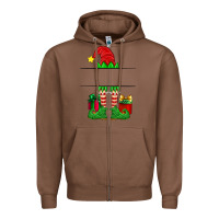 Chestnut christmas elf custom name Zipper Hoodie - Artiststas